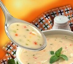 гастрит үчүн былжырлуу дан шорпо